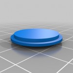 IR-Remote Case Button (3D rendered image)