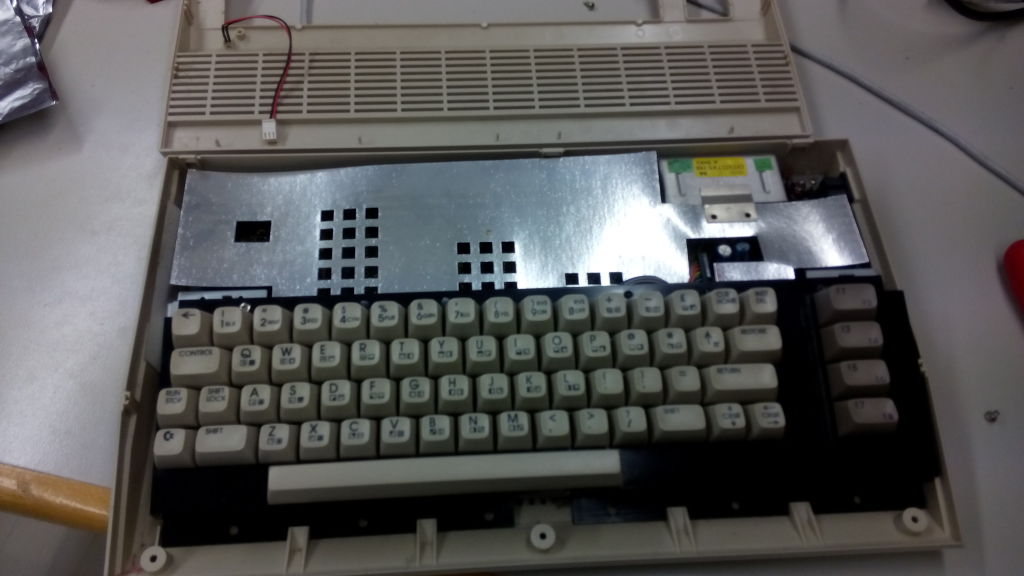 C64 ohne Gehäuseabdeckung